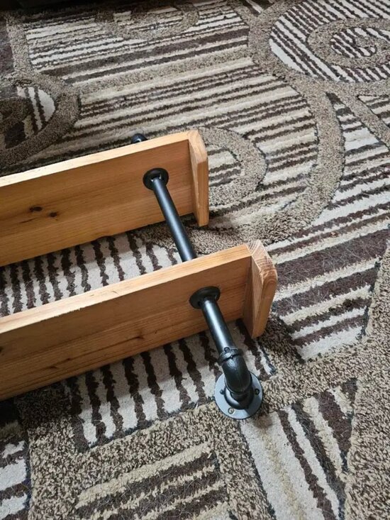 Industrial Pipe Shelf - - Picture 3 of 6